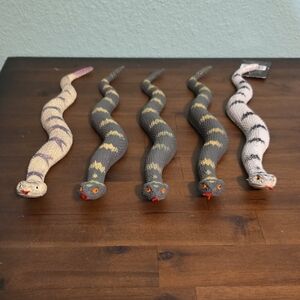 Ashland Halloween Knitted Snake Serpent - Black and Gray
